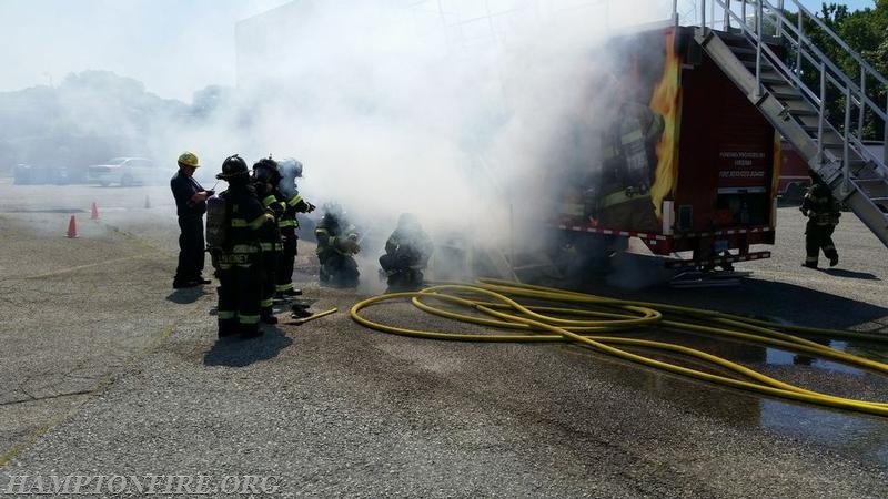 June 8, 2014 Fire I & II burn, photos courtesy of Lt Peterson (Wythe Station 3)
