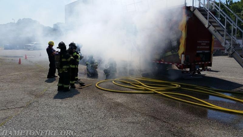 June 8, 2014 Fire I & II burn, photos courtesy of Lt Peterson (Wythe Station 3)
