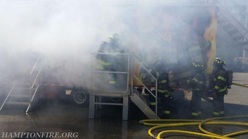 June 8, 2014 Fire I & II burn, photos courtesy of Lt Peterson (Wythe Station 3)
