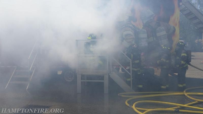 June 8, 2014 Fire I & II burn, photos courtesy of Lt Peterson (Wythe Station 3)