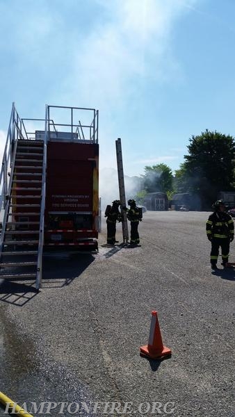 June 8, 2014 Fire I & II burn, photos courtesy of Lt Peterson (Wythe Station 3)
